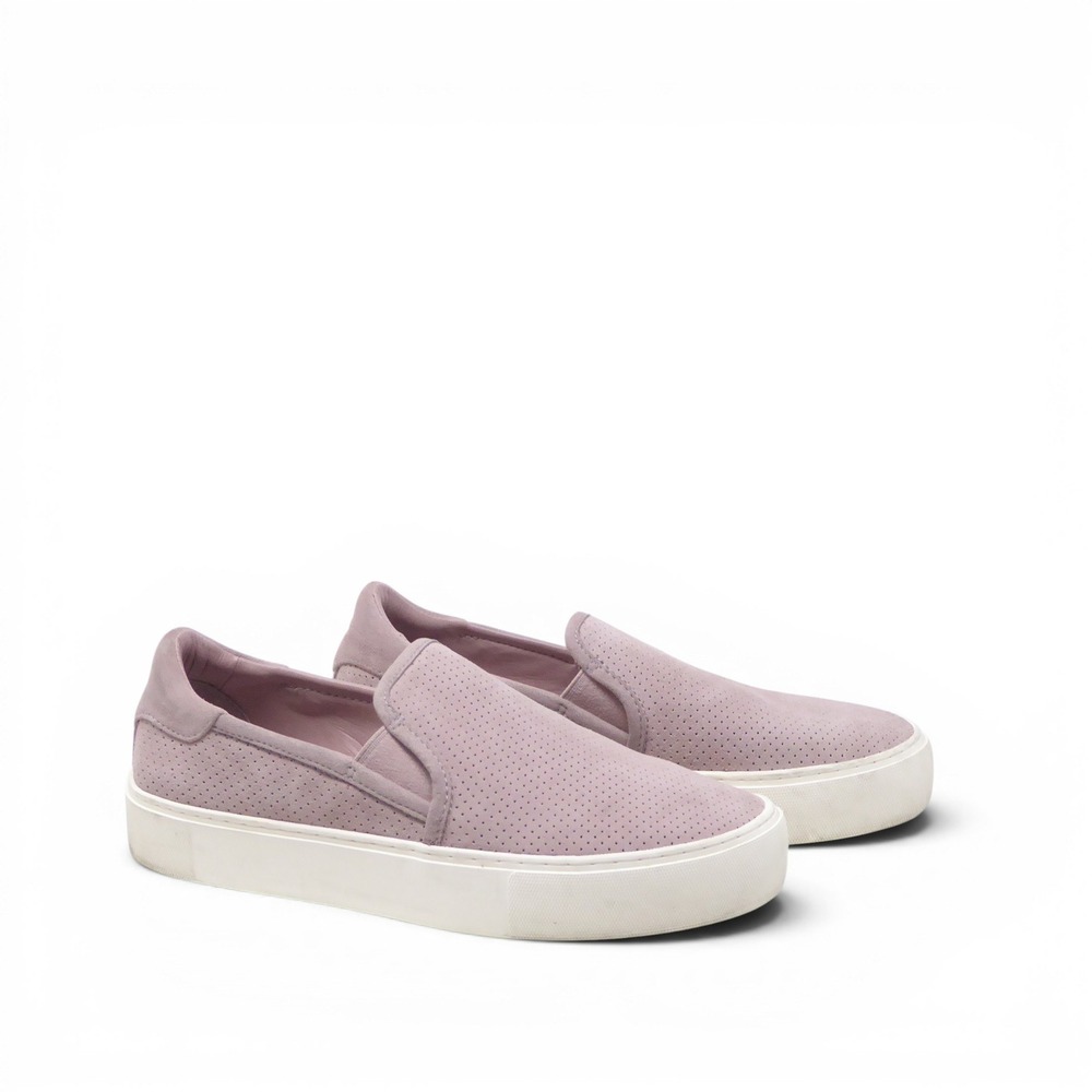 UGG Abies Perforated Platform Women Slip On Sneakers Pink Suede 8.5
